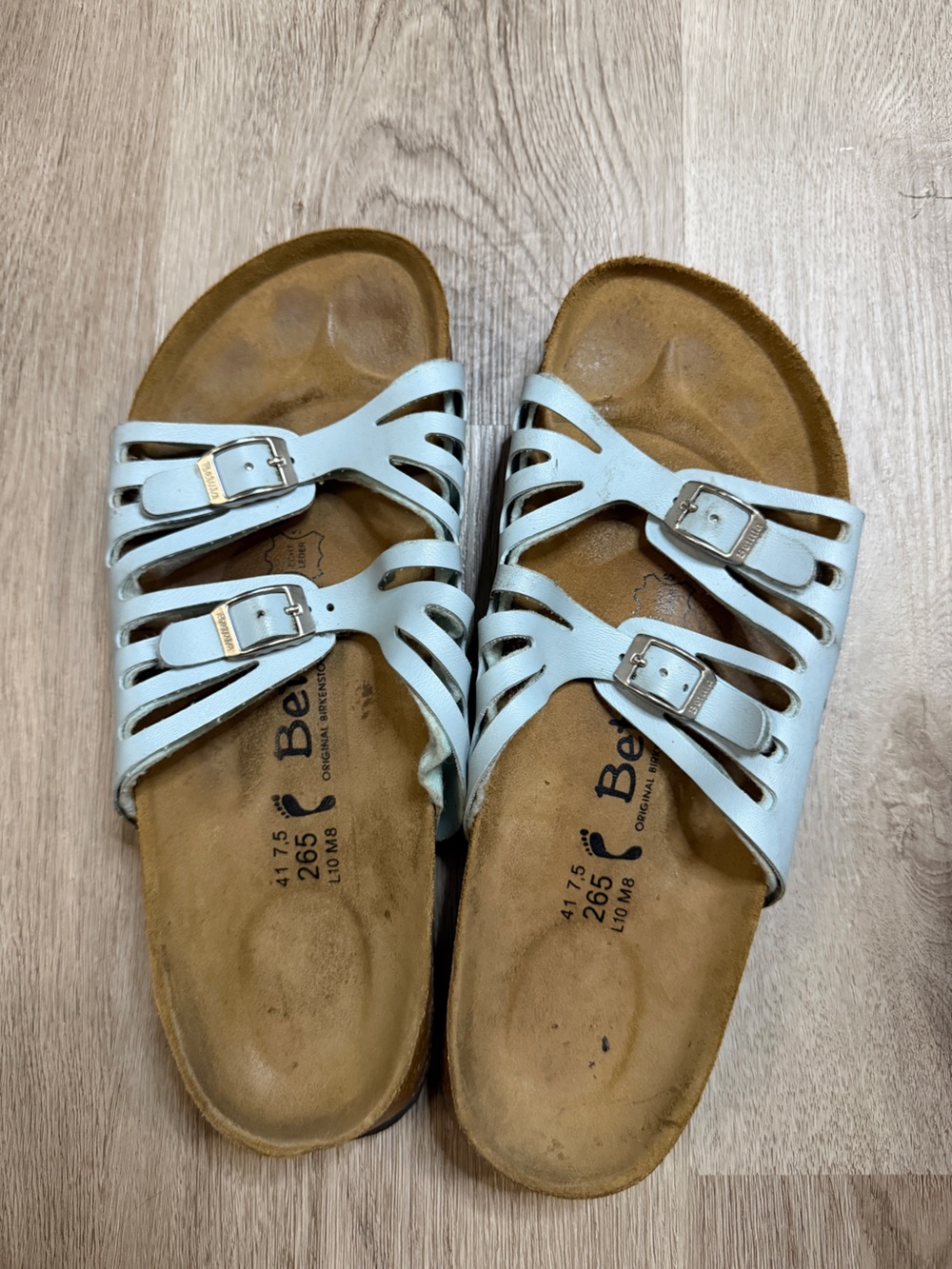 Birkenstock Betula Light Blue Women’s Strappy Buckle Sandals
